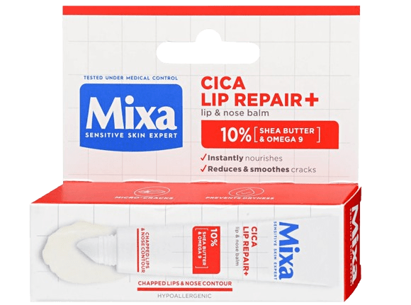 MIXA Cica Repair+ Balzám na rty 10 ml