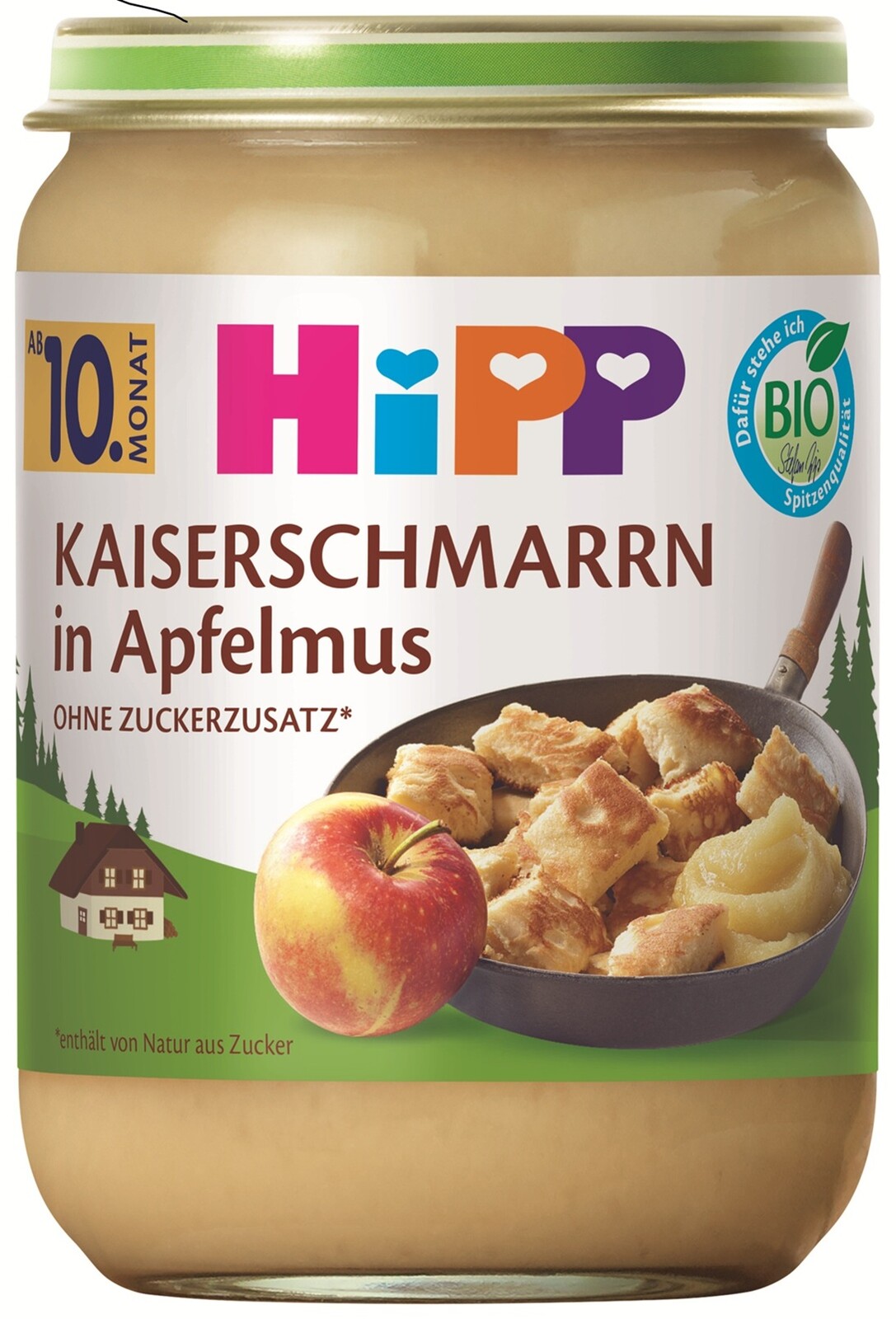 HIPP BIO Trhanec s jablky 10m 190 g