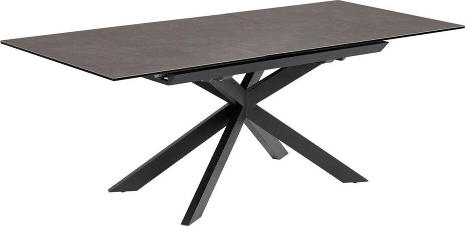 Rozkládací jídelní stůl s přídavnou deskou s keramickou deskou 90x160 cm Atminda – Kave Home