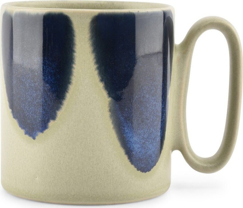 Modrý/béžový kameninový hrnek 390 ml Paint – Salt&Pepper