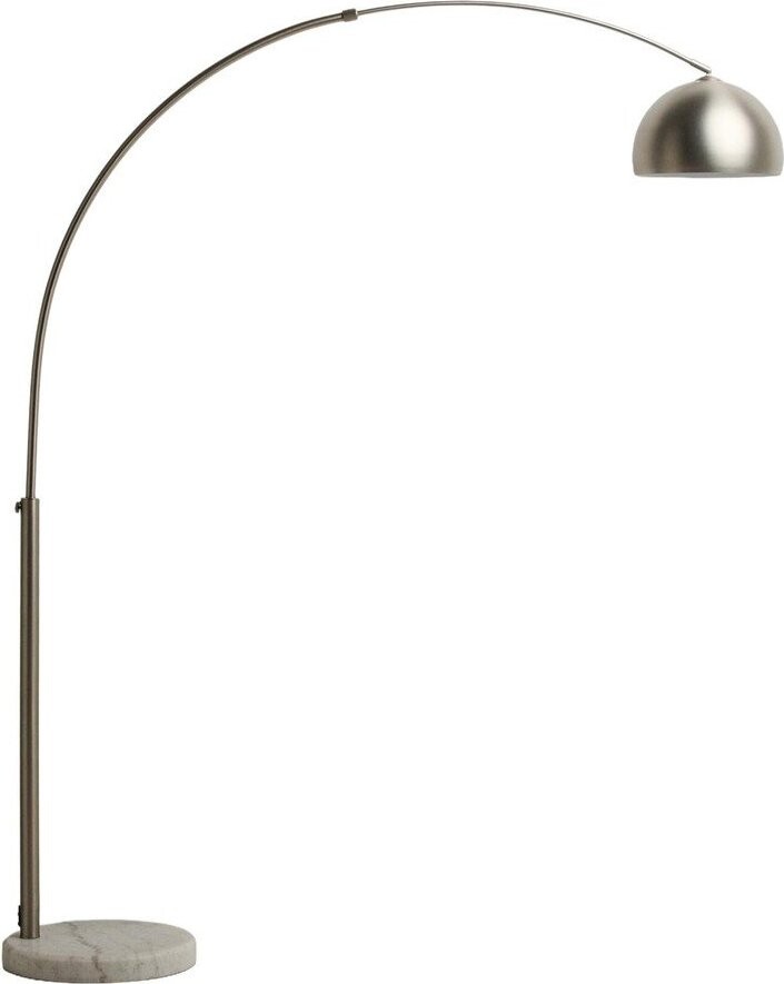 Stojací lampa ve stříbrné barvě s kovovým stínidlem (výška 160 cm) Madali – Kave Home