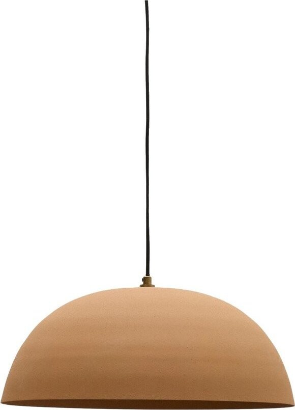 Oranžové kovové závěsné svítidlo ø 46 cm Nibla – Kave Home