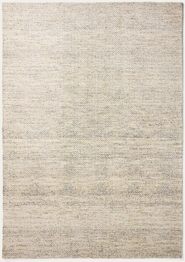 Krémový ručně tkaný vlněný koberec 200x300 cm Lenuo – Kave Home