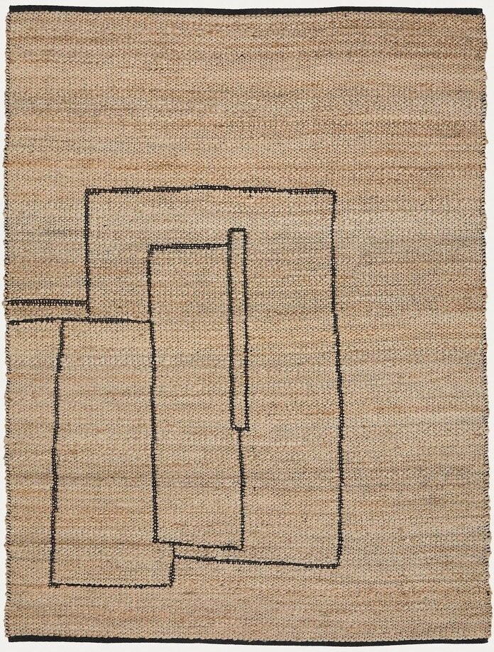 Oboustranný/ručně tkaný jutový koberec v přírodní barvě 200x300 cm Velira – Kave Home