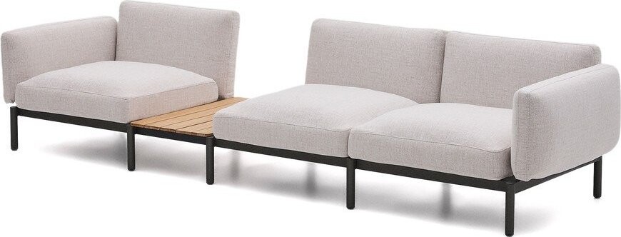 Béžová čalouněná zahradní pohovka Sorells – Kave Home