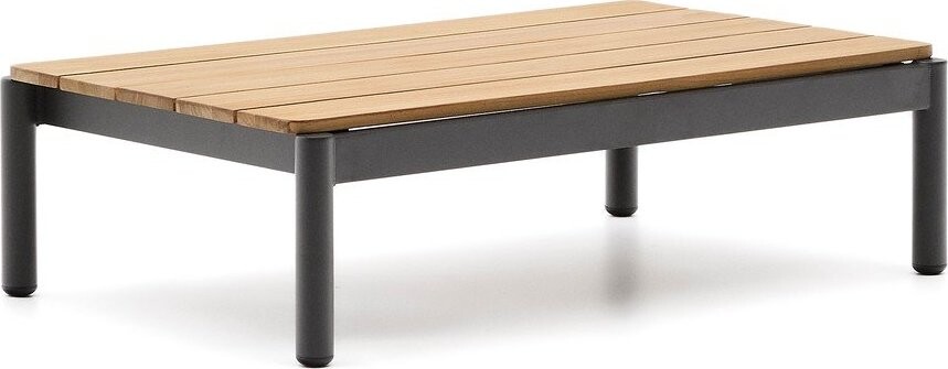Zahradní konferenční stolek z teakového dřeva 57x91 cm Sorells – Kave Home