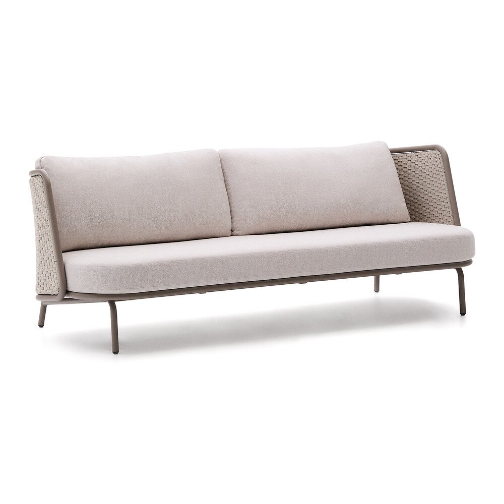 Béžová/taupe čalouněná zahradní pohovka Sedalis – Kave Home