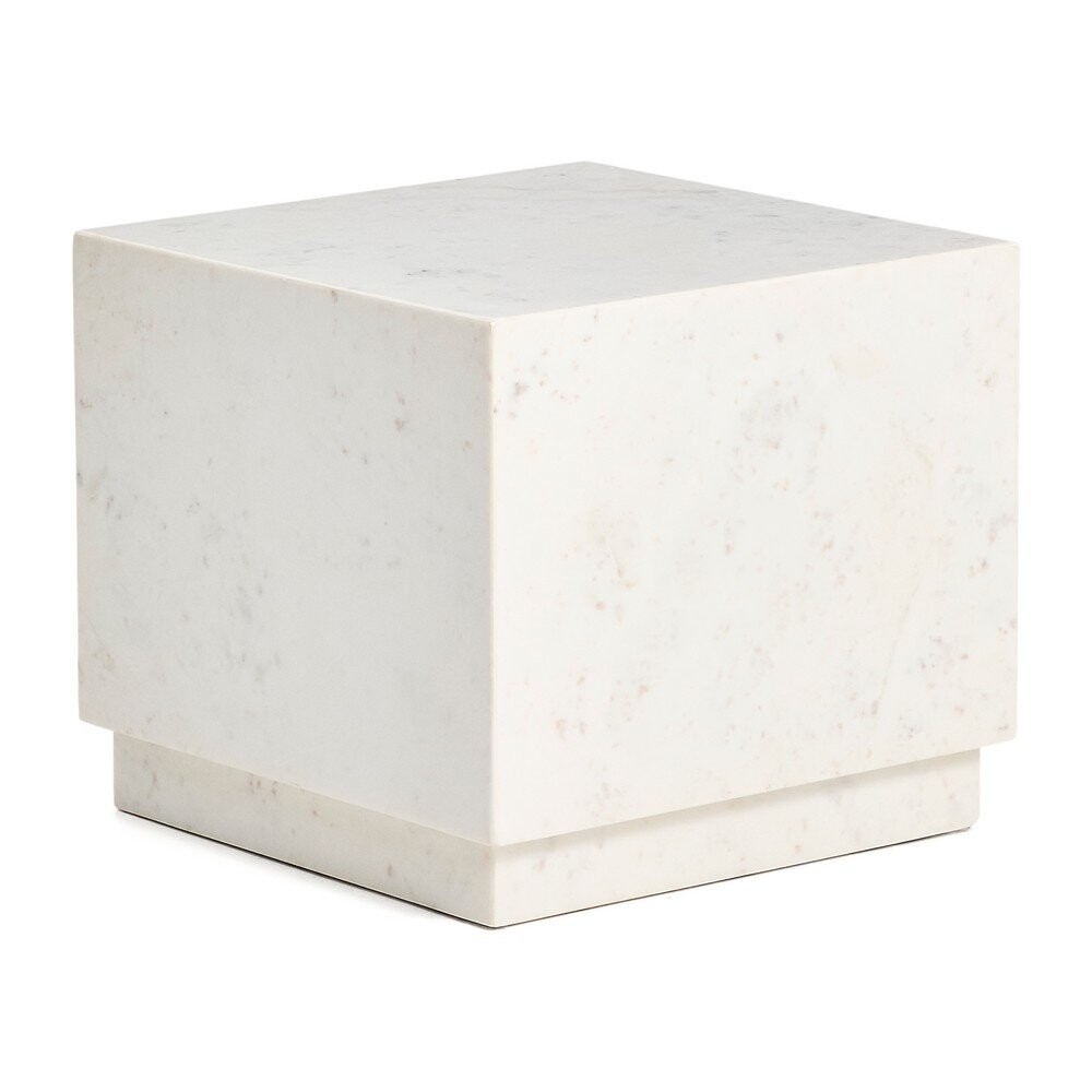 Mramorový odkládací stolek 40x40 cm Sorein – Kave Home