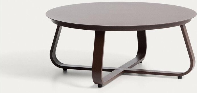 Kovový kulatý zahradní konferenční stolek ø 80 cm Tamaris – Kave Home