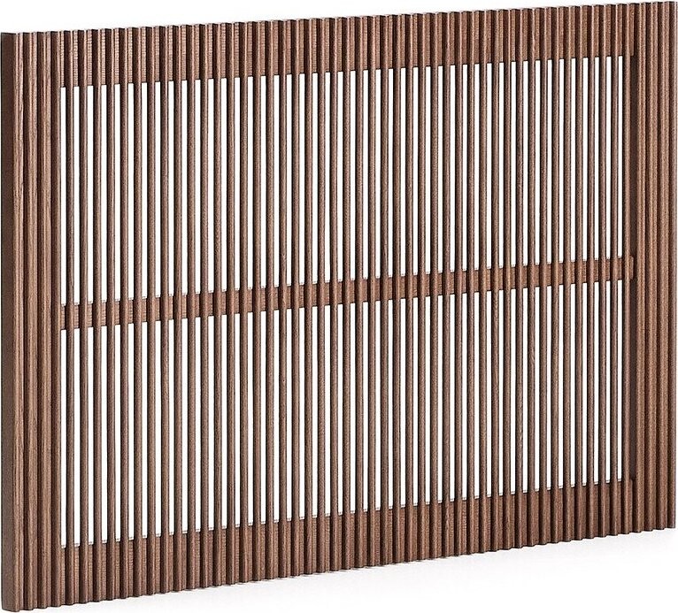 Čelo postele z jasanového dřeva v tmavě přírodní barvě 105x70 cm Beyla – Kave Home