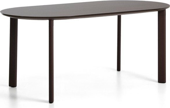 Zahradní jídelní stůl se skleněnou deskou 90x180 cm Erice – Kave Home