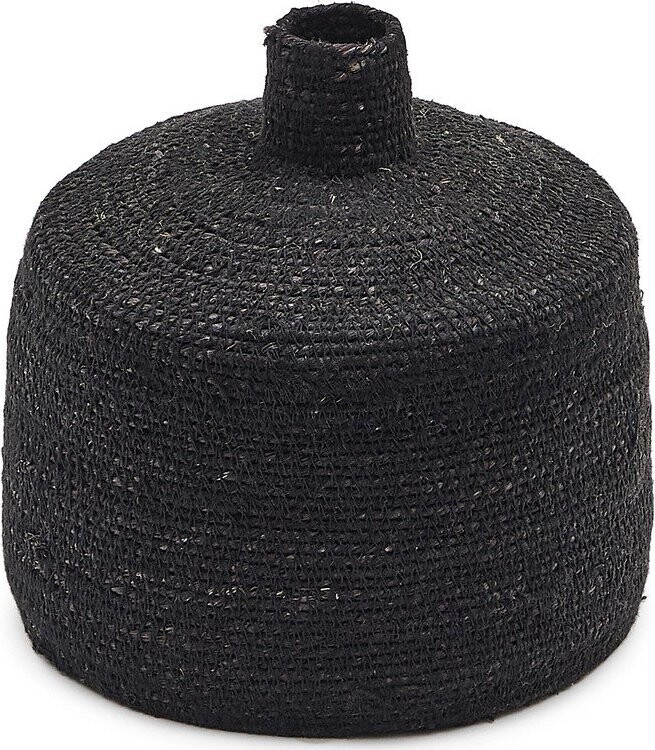 Černá váza (výška 20 cm) Salinas – Kave Home