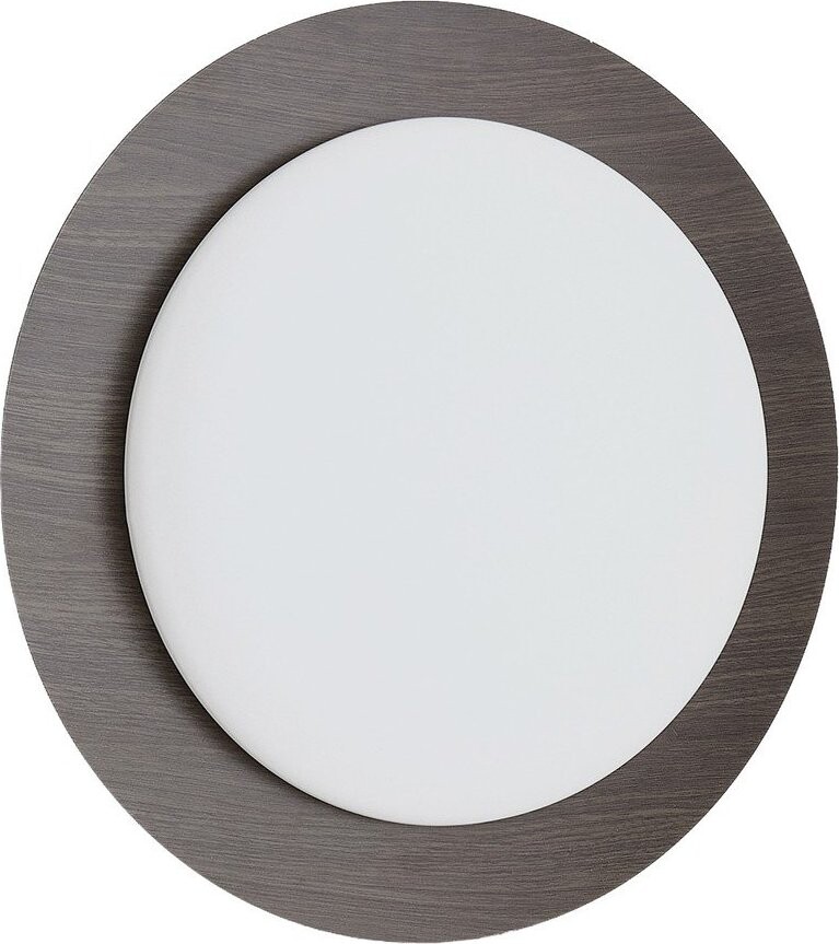 Tmavě hnědé kovové LED nástěnné svítidlo ø 40 cm Novae – Kave Home