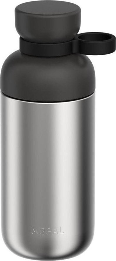 Černá/ve stříbrné barvě lahev z nerezové oceli 500 ml Vita – Mepal