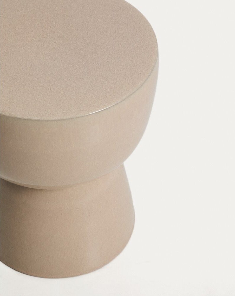 Keramický kulatý zahradní stolek 36x36 cm Mesquida – Kave Home