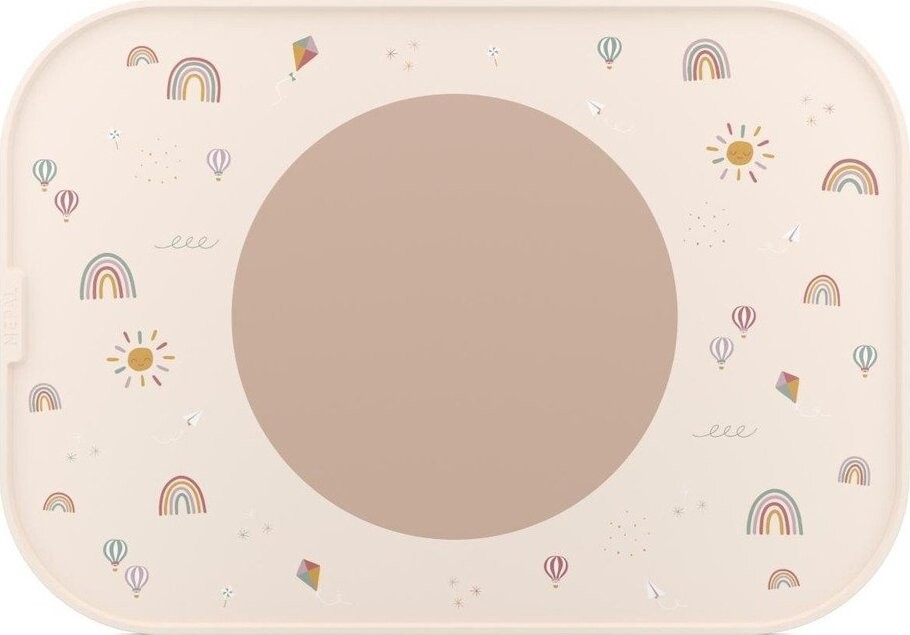 Látkové/silikonové dětské prostírání 28x40 cm Sunshine & Rainbow – Mepal
