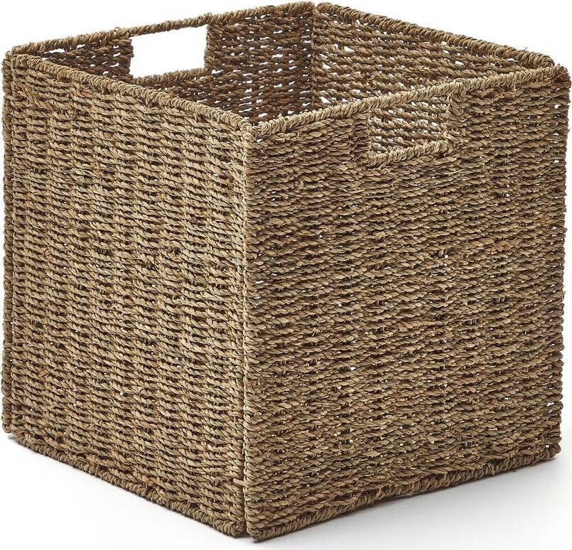 Košík do regálu z mořské trávy 32x32x33 cm Tossa – Kave Home