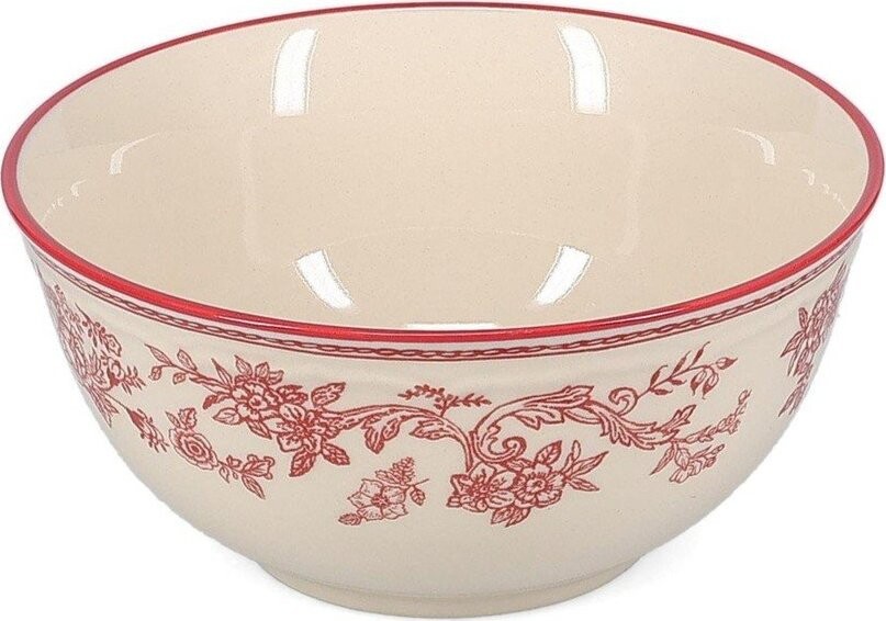 Vínová/slonovinová porcelánová miska Cyril – S|P Collection
