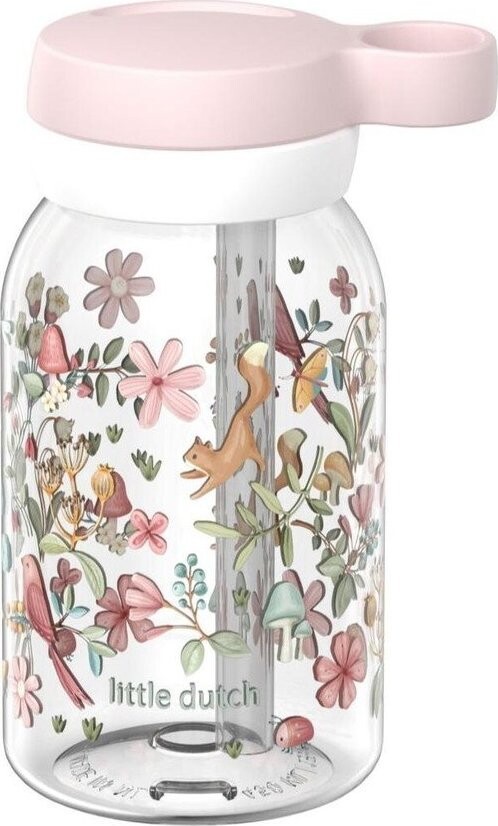 Růžová plastová dětská lahev 450 ml Fairy Wonders – Mepal