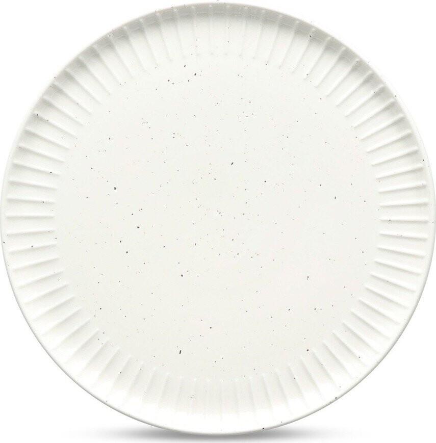 Bílý dezertní talíř ø 21 cm Ora Gloss – Salt&Pepper