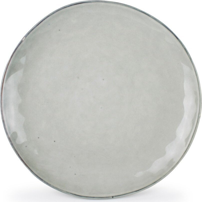 Zelený talíř z kameniny ø 28 cm Artisan – Salt&Pepper