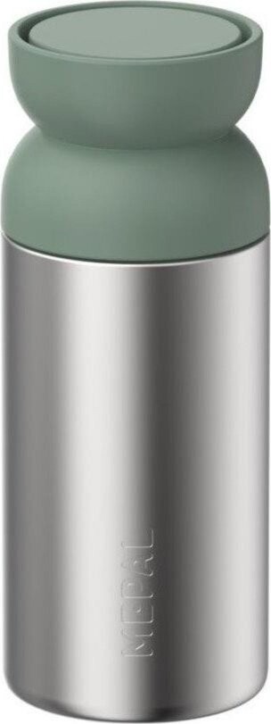 Termo hrnek z nerezové oceli ve stříbrné barvě/šalvějově zelený 350 ml Ellipse – Mepal