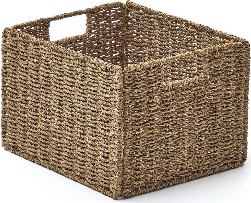 Košíky v sadě 2 ks do regálu z mořské trávy 32x27x22 cm Tossa – Kave Home