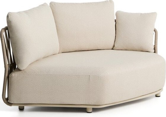 Béžová/taupe zahradní modulární pohovka 167 cm Osani – Kave Home