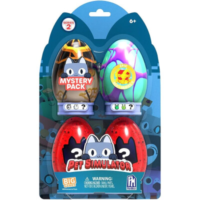 Vajíčka s figurkami Pet simulator 4 ks