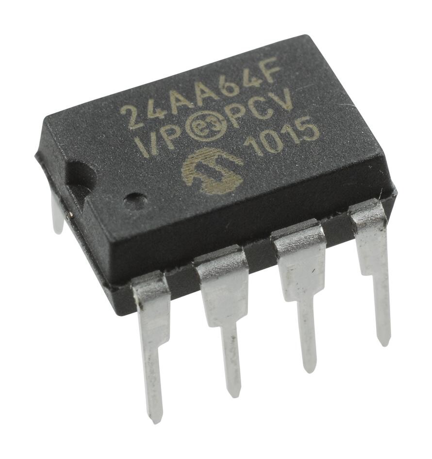 Microchip Technology 24Aa64F-I/p Eeprom, 64Kbit, -40 To 85Deg C