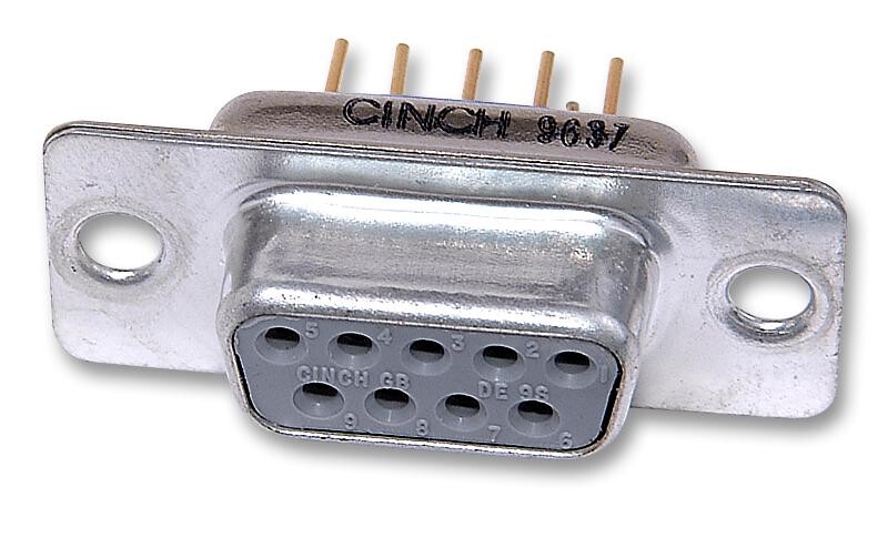 Cinch Connectivity Solutions Fde-9Sol2T2/1 Socket, D, Filtered, Pcb, 9Way