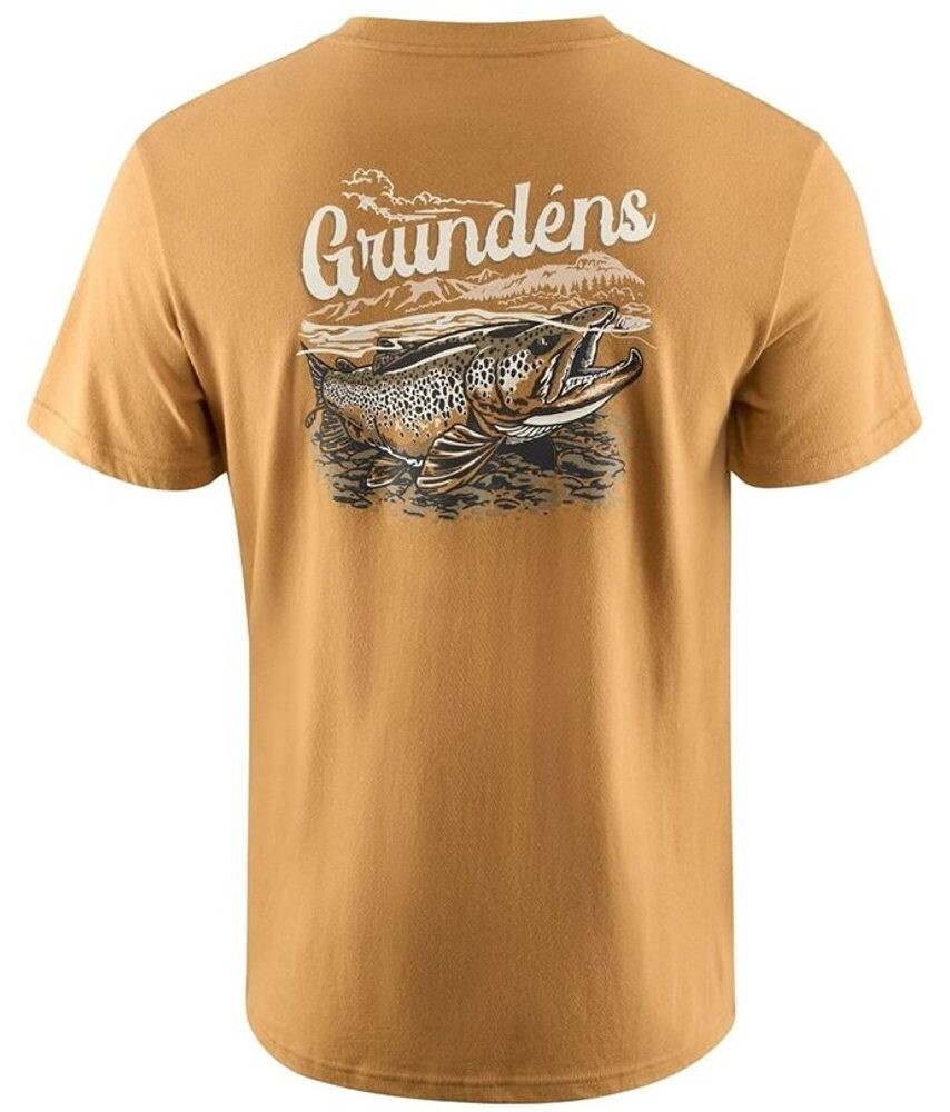 Grundéns Triko Leroy Brown SS T-Shirt Whiskey - L