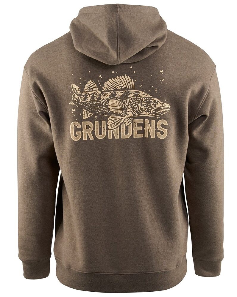 Grundéns Mikina King of the Lakes Hoodie Otter Heather - L