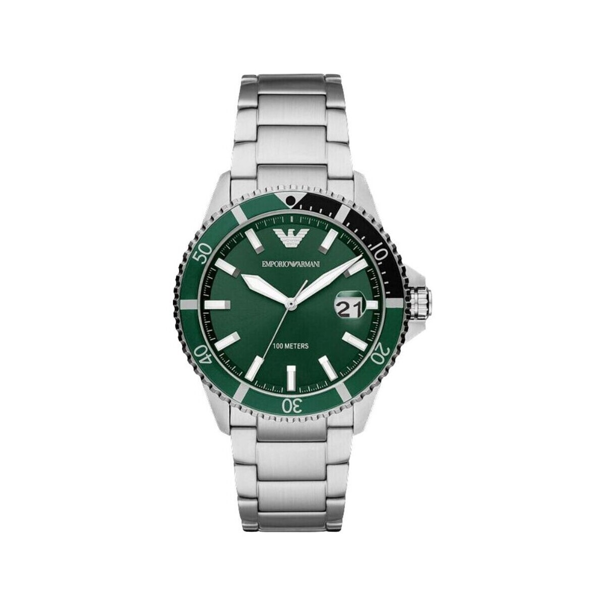 Emporio Armani  Pánské analogové hodinky Rokon stříbrná