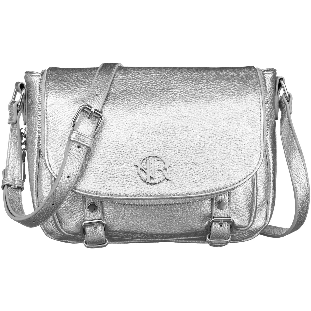 Rovicky  Dámská crossbody kabelka Samassa stříbrná  Stříbrná