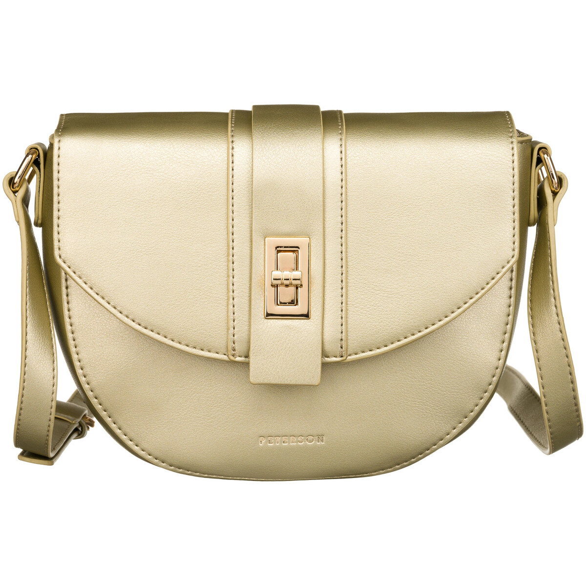Peterson  Dámská crossbody kabelka Break zlatá  Zlatá