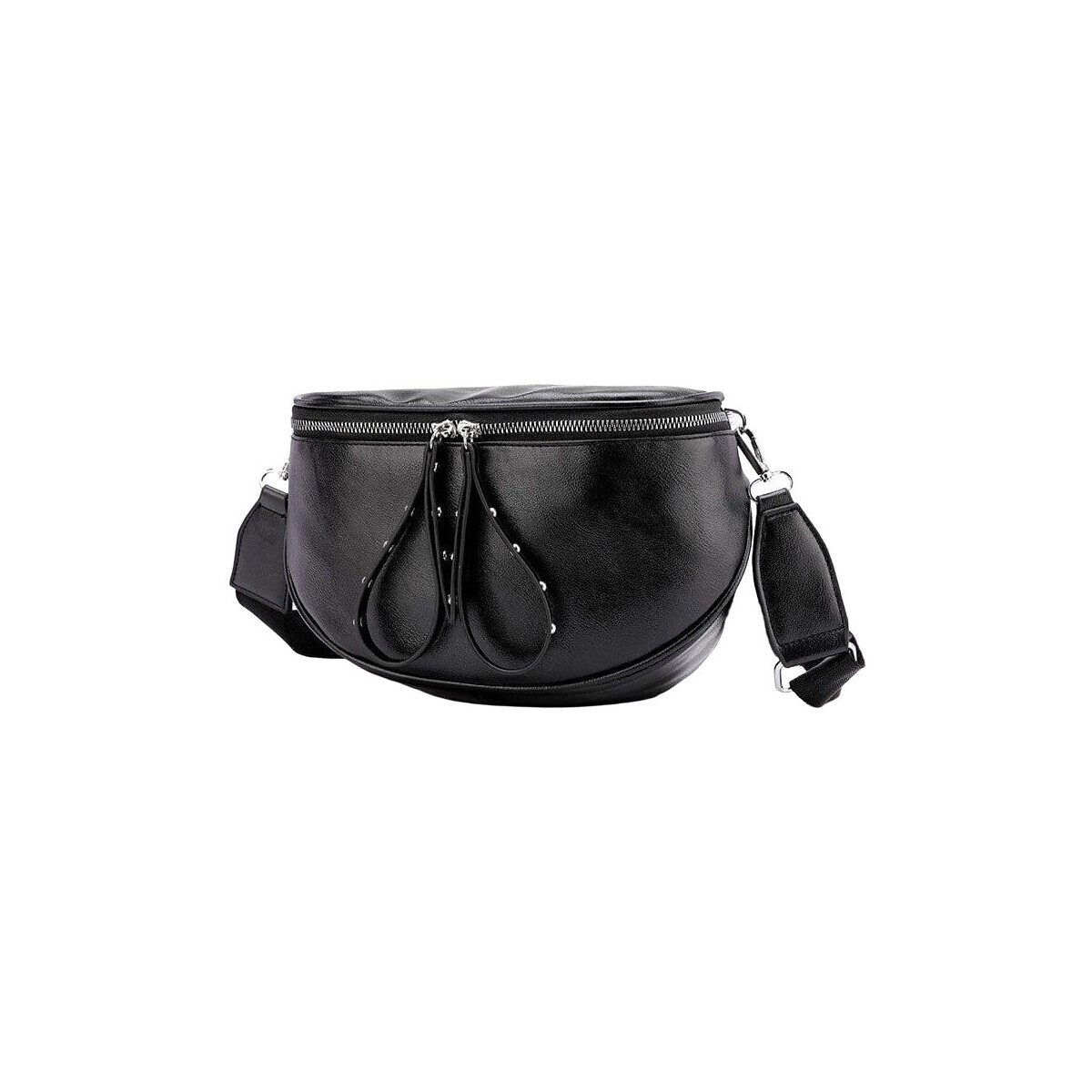 J&W  Dámská crossbody kabelka Melit černá  Černá