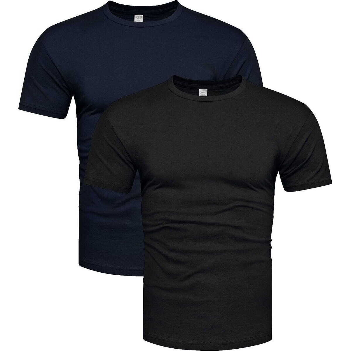 Recea  Pánská sada triček Agyeh černo-navy