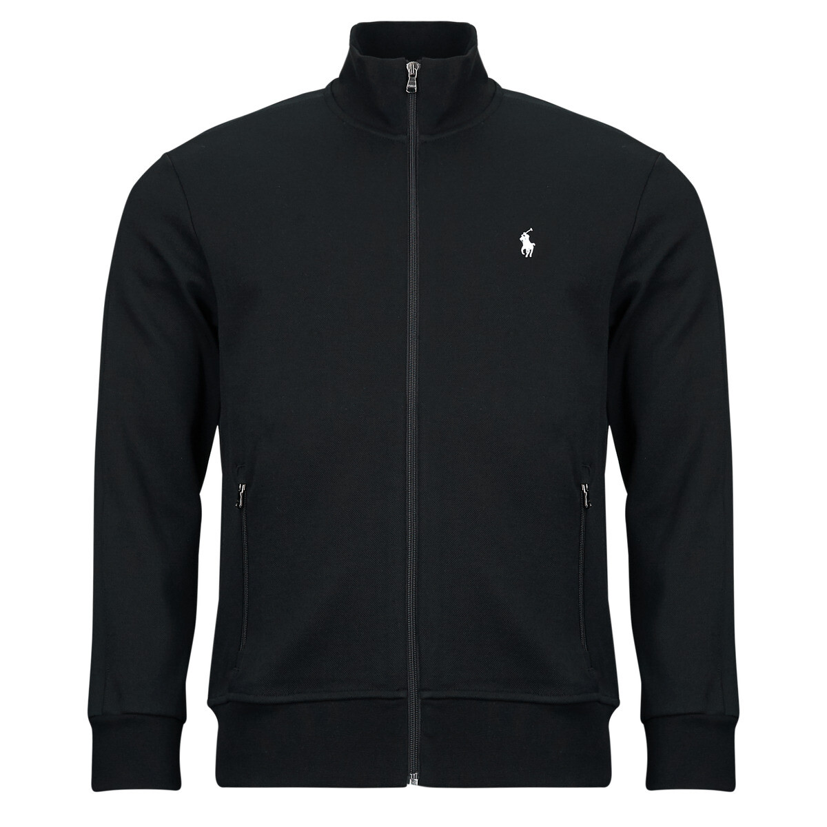 Polo Ralph Lauren  SWEATSHIRT ZIPPE EN DOUBLE KNIT TEXTURE  Černá