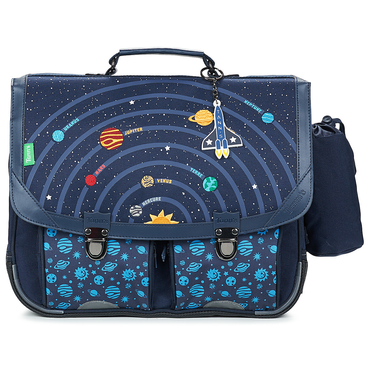 Tann's  GABRIEL CARTABLE 38CM POCHE GOURDE  Tmavě modrá