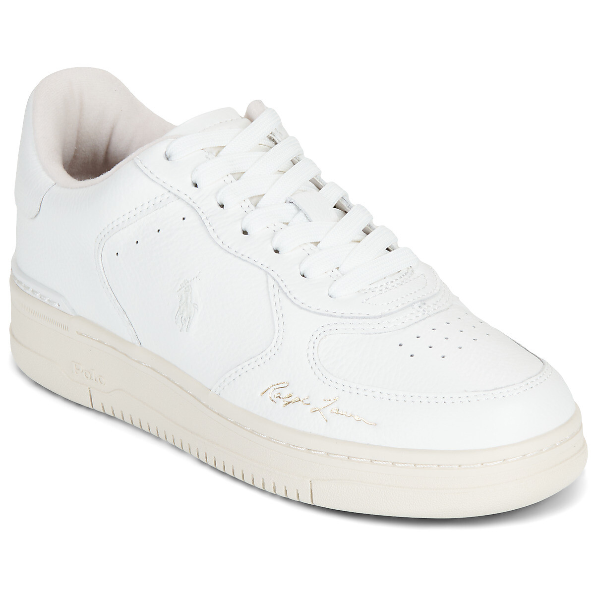 Polo Ralph Lauren  MASTER COURT SIG-SNEAKERS-LOW TOP LACE  Bílá