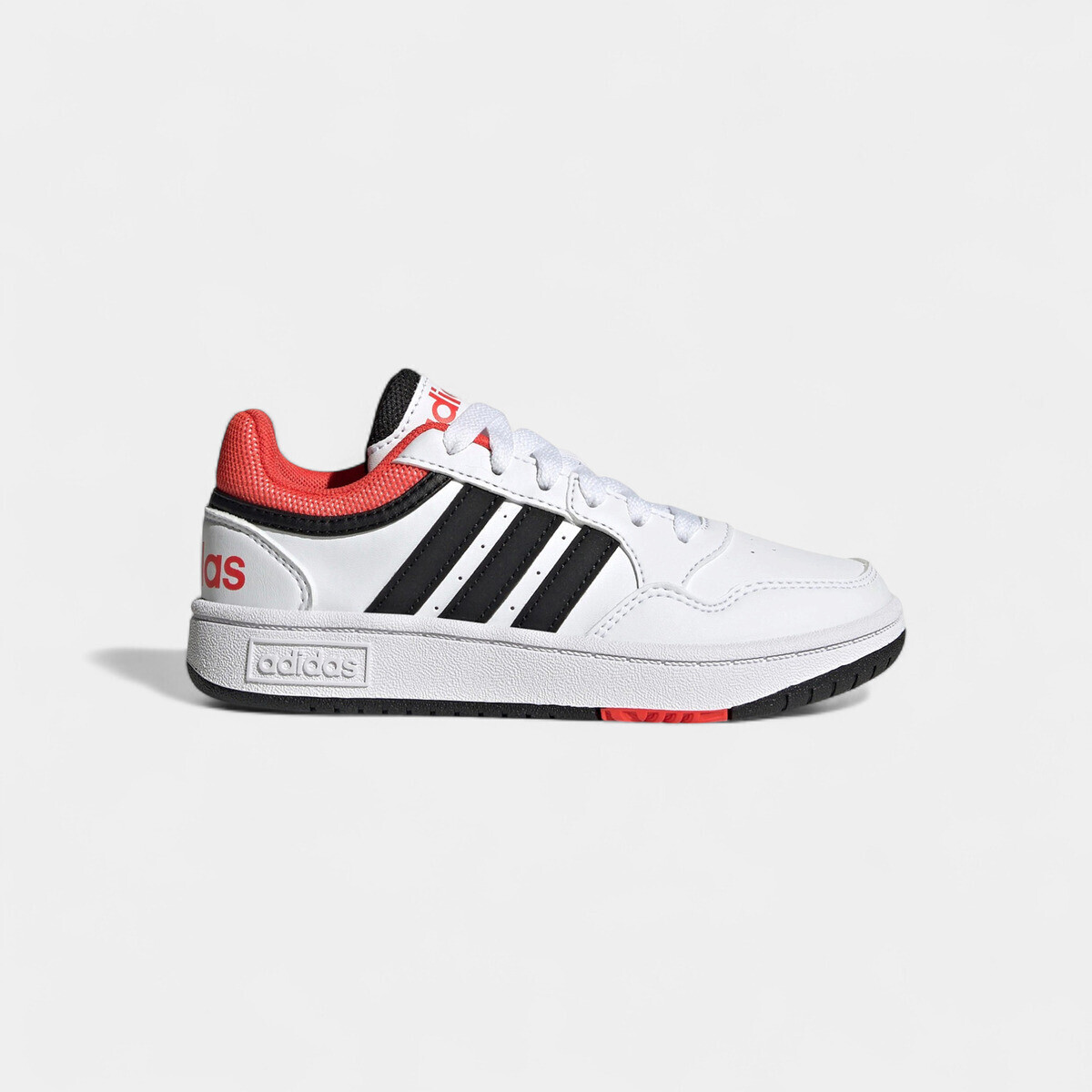 adidas  Hoops White Black Bright Red (GS)  Bílá