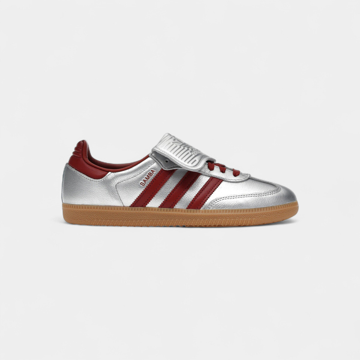adidas  Samba LT Silver Metallic Ruby Gum (Women's)  Šedá