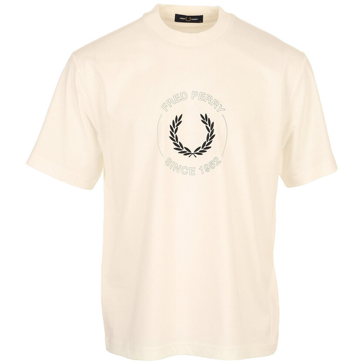 Fred Perry  Circle Graphic T-Shirt  Bílá