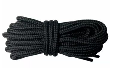 Tkaničky do bot, jeden pár - Černé, 150 cm