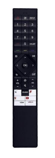 Eclipsera Náhradní dálkový ovladač ERF6P64H pro Hisense Smart TV