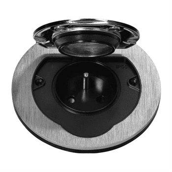 Zapuštěná zásuvka s víčkem, hermeticky uzavřená ORNO OR-GM-9030, nerez IP55