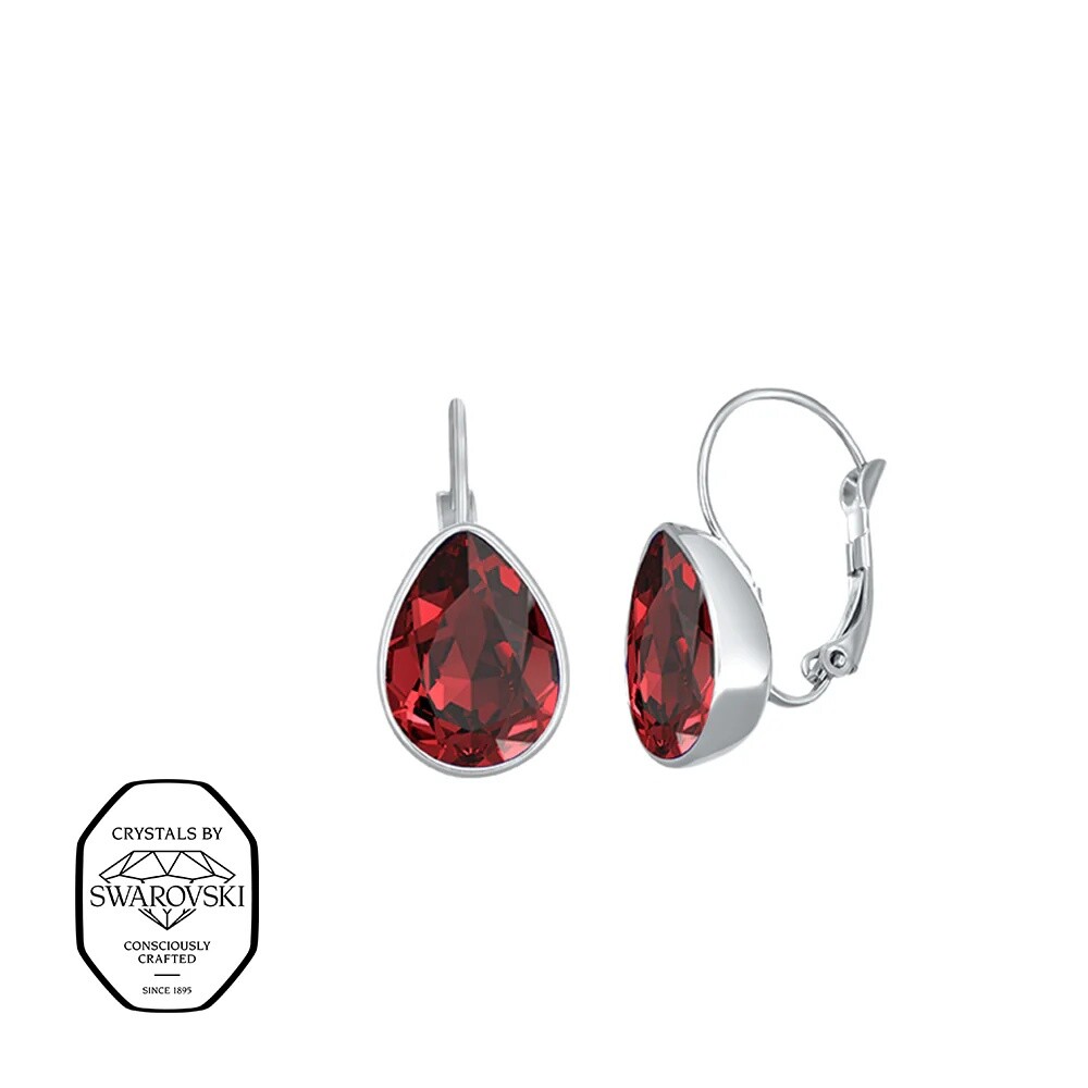 CRYSTalp Luxusní visací náušnice s krystalem Swarovski Sundrop 42271.SCA.E