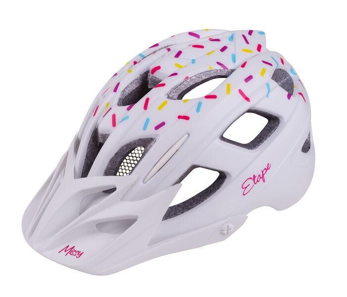 Etape Missy dětská cyklistická helma bílá