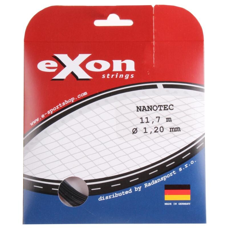 Exon NanoTec tenisový výplet 11,7 m černá